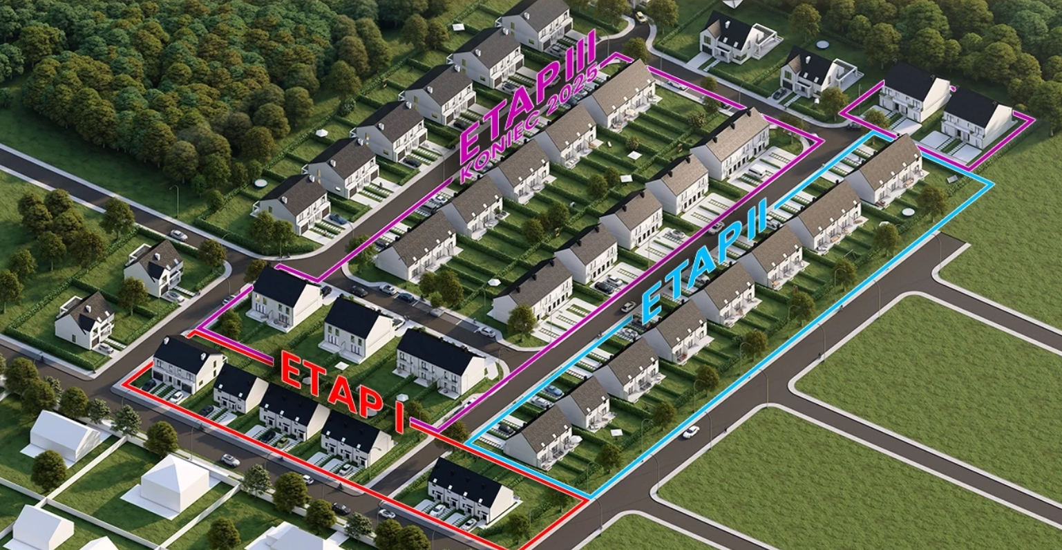 Zgorzelec Land Development - widok całości projektu z góry